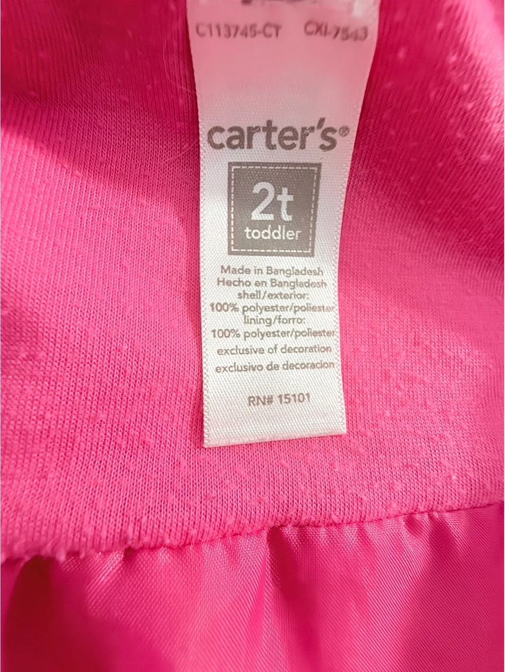 Carter's Toddler 2T Green Polka Dot Frog Hooded Rain Jacket with Pink Lining
